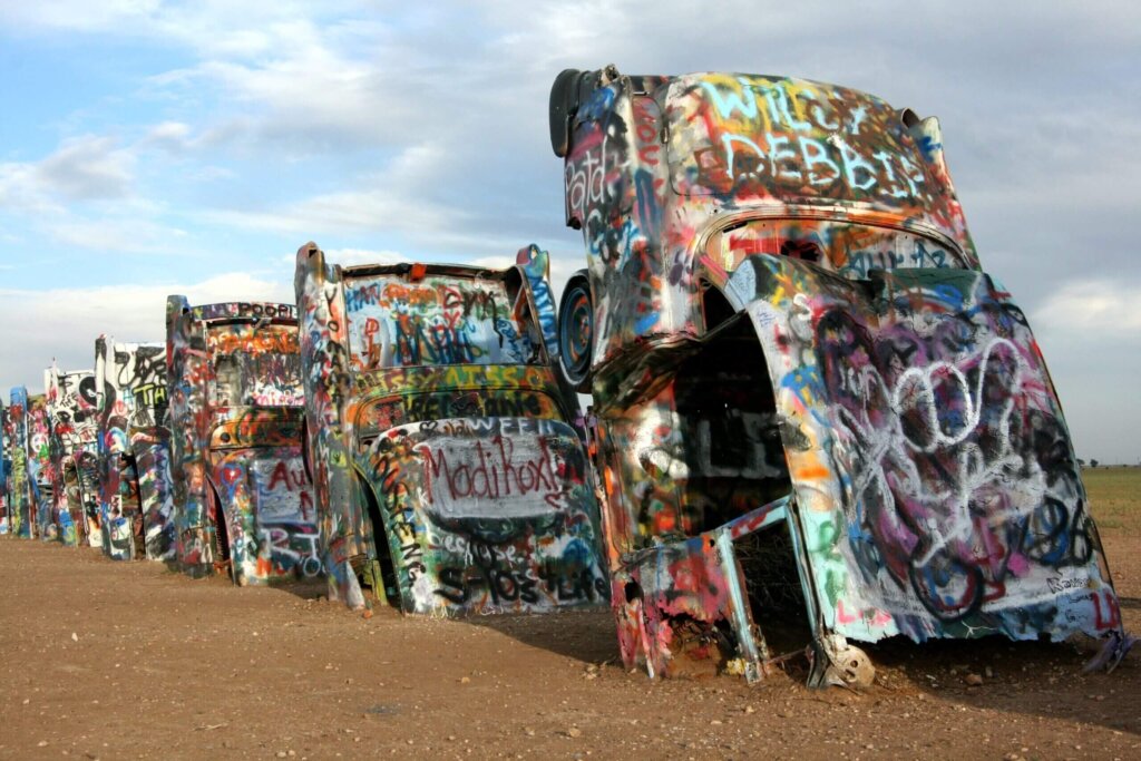 Cadillac Ranch, USA Tips for the Ultimate Road Trip