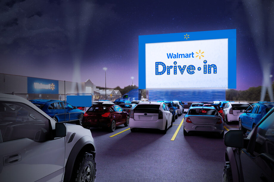 Walmart to offer drive-in movie theaters for family social distancing entertainment